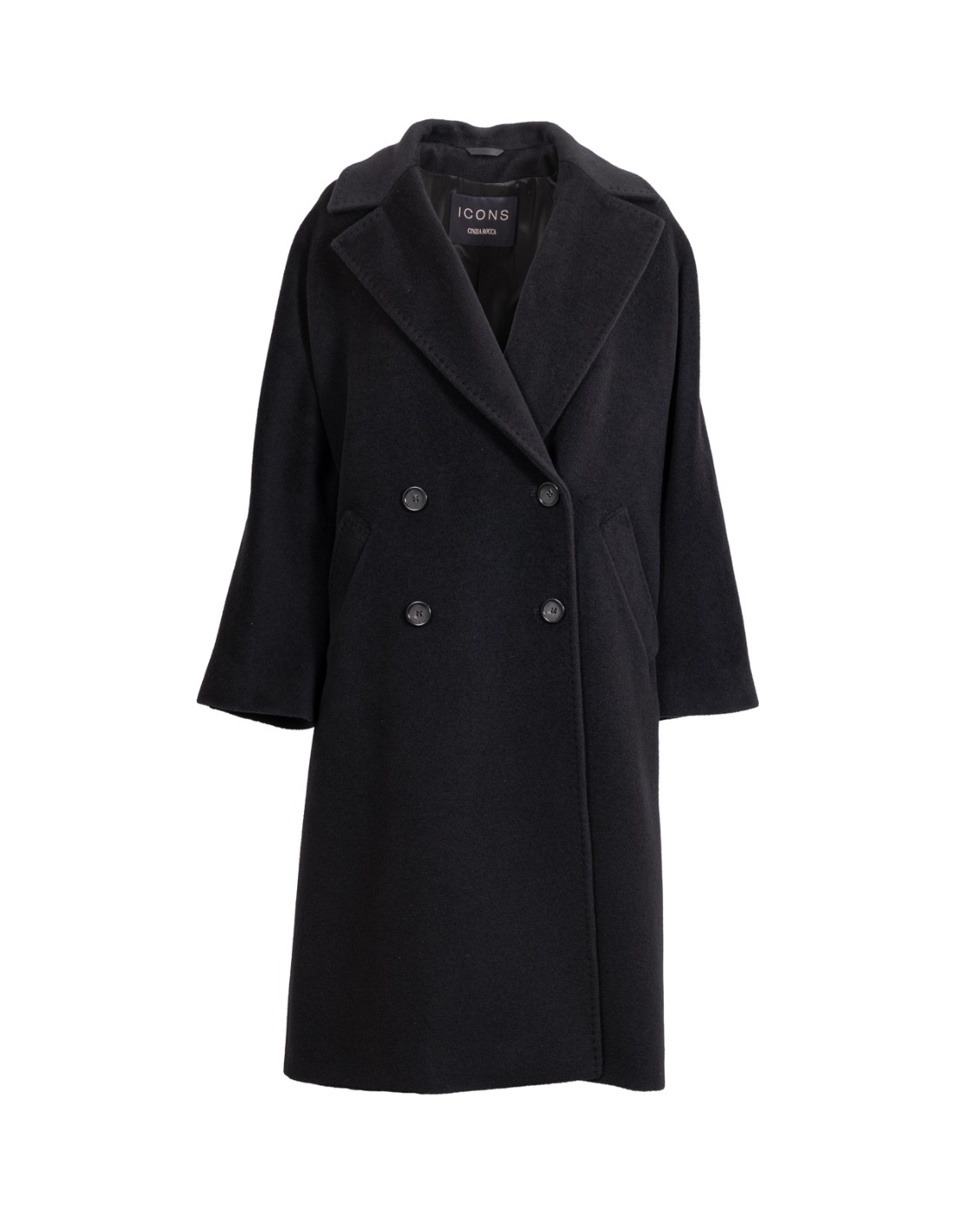shop CINZIA ROCCA  Cappotto: Cinzia Rocca cappotto in lana.
Revers.
Doppiopetto.
Maniche lunghe.
Tasche laterali.
Chiusura con bottoni.
Composizione: 100% Lana.
Fabbricato in Italia.. ZR35001 63D4-01 number 4408942